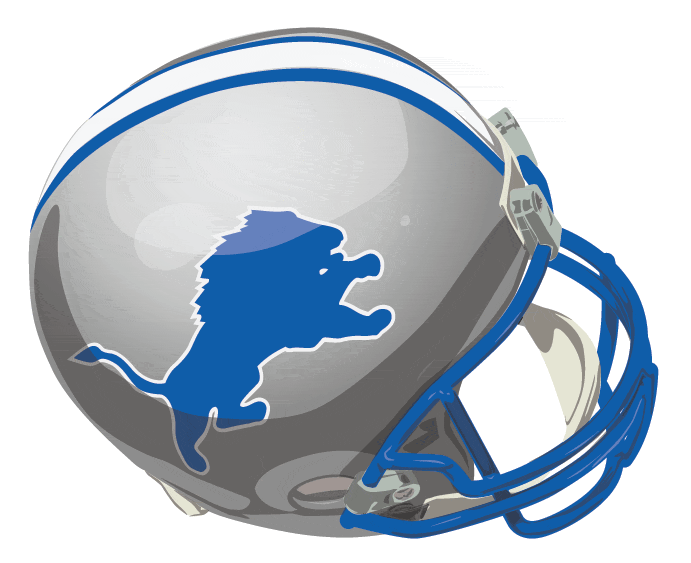 Detroit Lions 1983-2002 Helmet Logo iron on paper